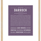 Darroch | Name Art Print