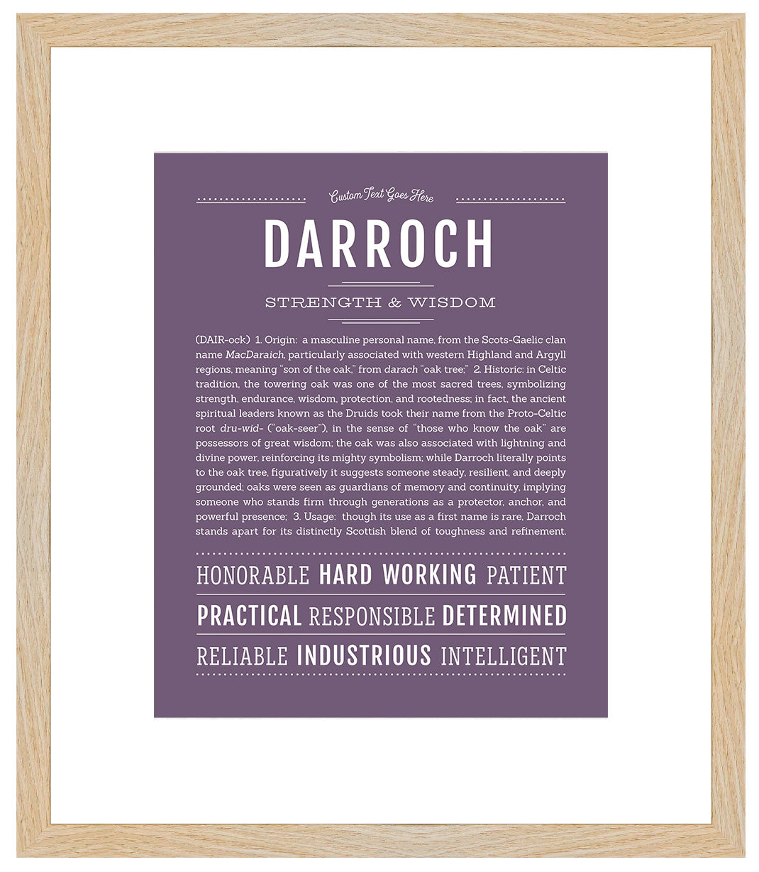 Darroch | Name Art Print