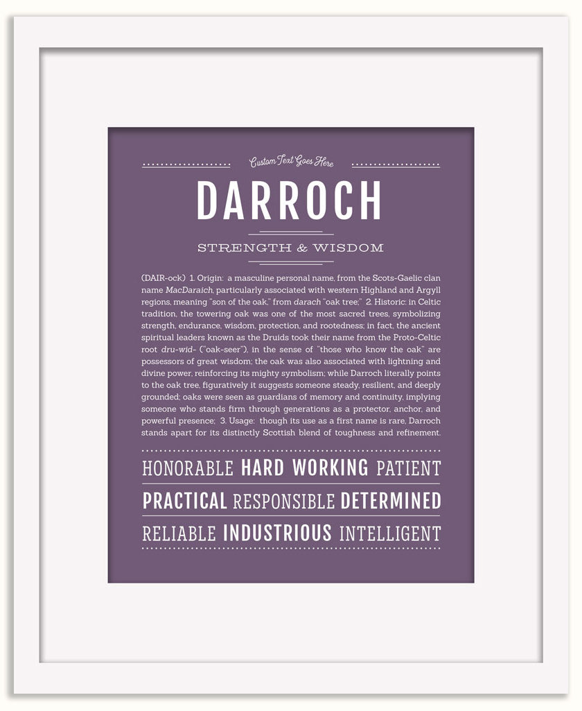 Darroch | Name Art Print