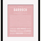 Darroch | Name Art Print