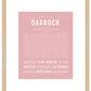Darroch | Name Art Print