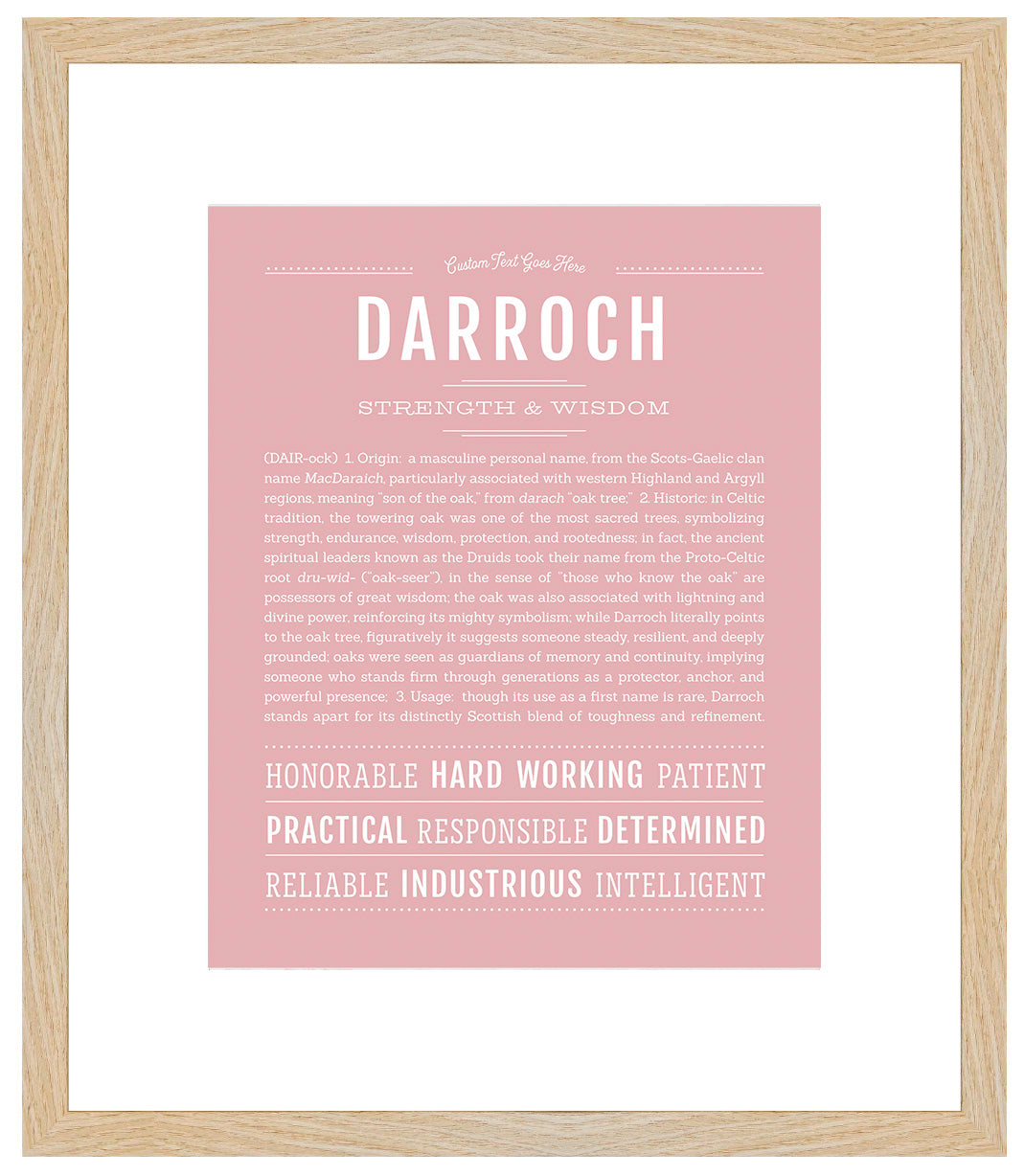 Darroch | Name Art Print
