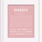 Darroch | Name Art Print