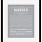 Darroch | Name Art Print