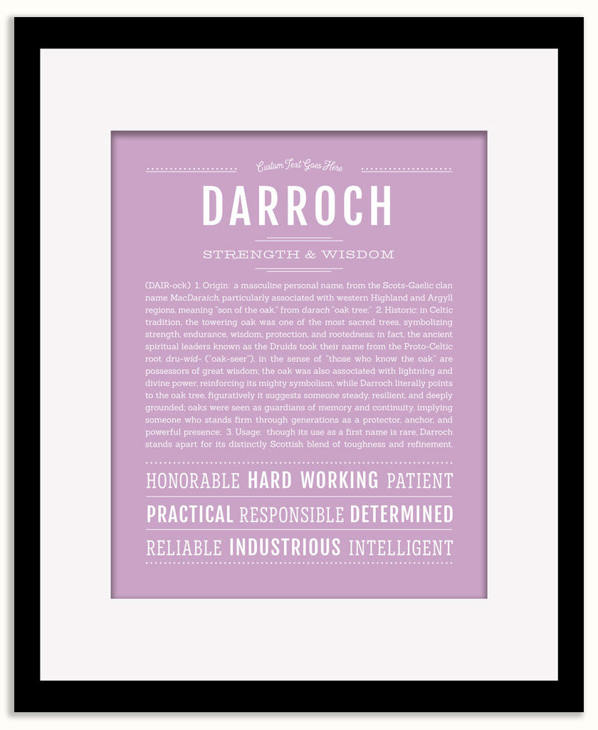 Darroch | Name Art Print