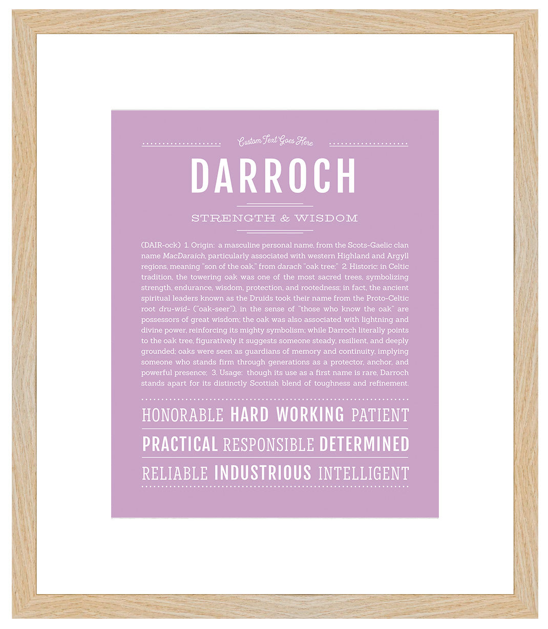 Darroch | Name Art Print