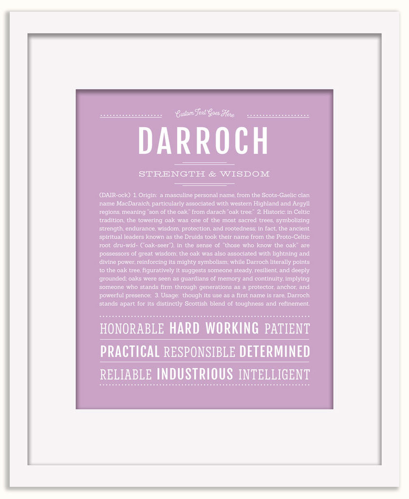 Darroch | Name Art Print
