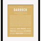 Darroch | Name Art Print