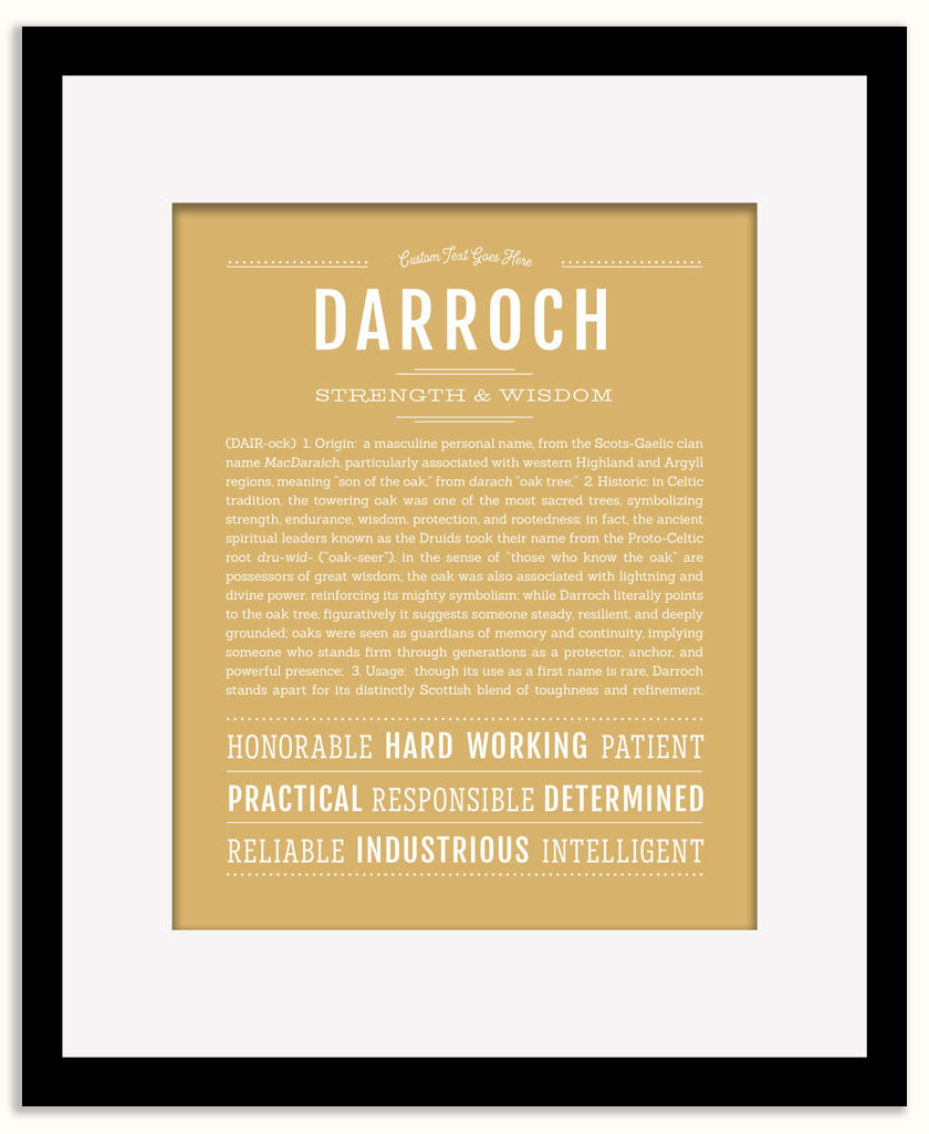 Darroch | Name Art Print