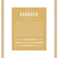 Darroch | Name Art Print