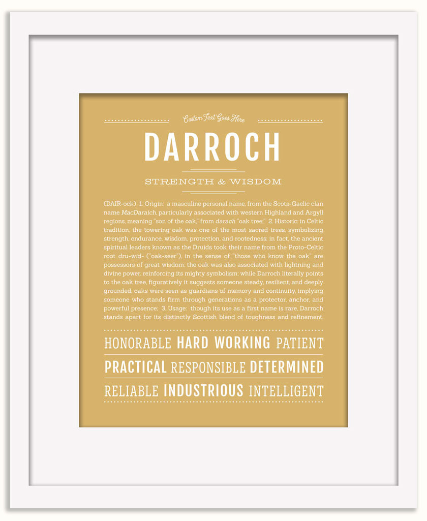 Darroch | Name Art Print