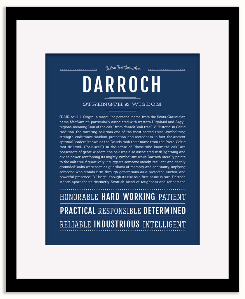 Darroch | Name Art Print