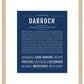 Darroch | Name Art Print