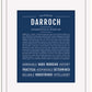 Darroch | Name Art Print