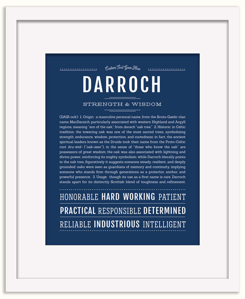 Darroch | Name Art Print