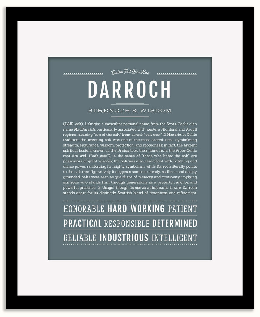 Darroch | Name Art Print