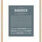 Darroch | Name Art Print