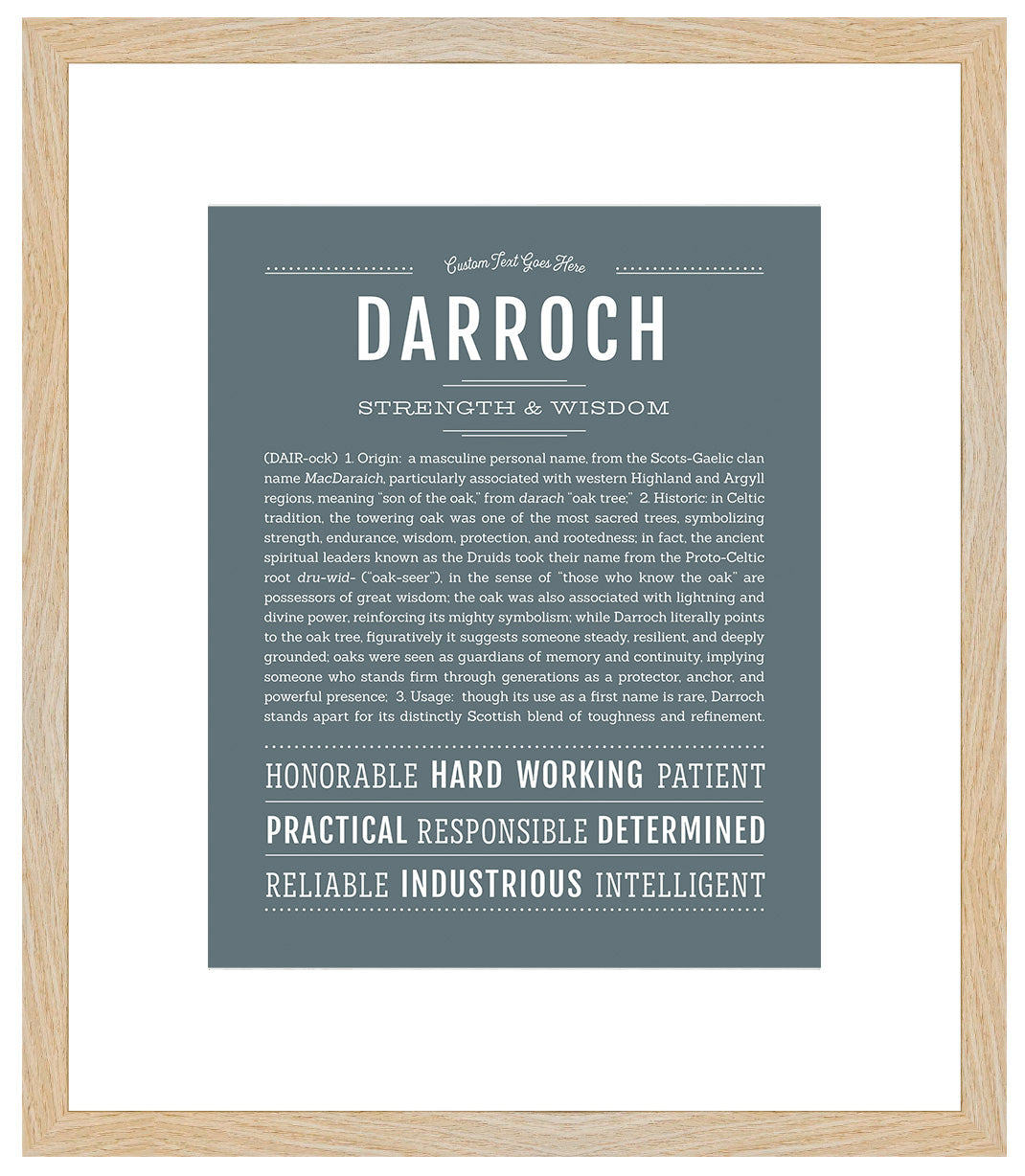Darroch | Name Art Print