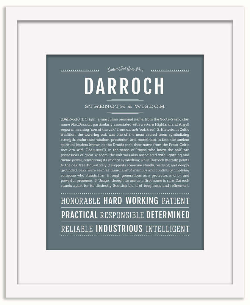 Darroch | Name Art Print