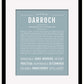 Darroch | Name Art Print
