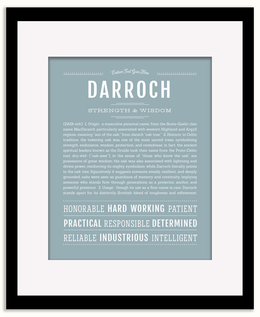 Darroch | Name Art Print