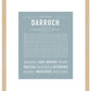 Darroch | Name Art Print
