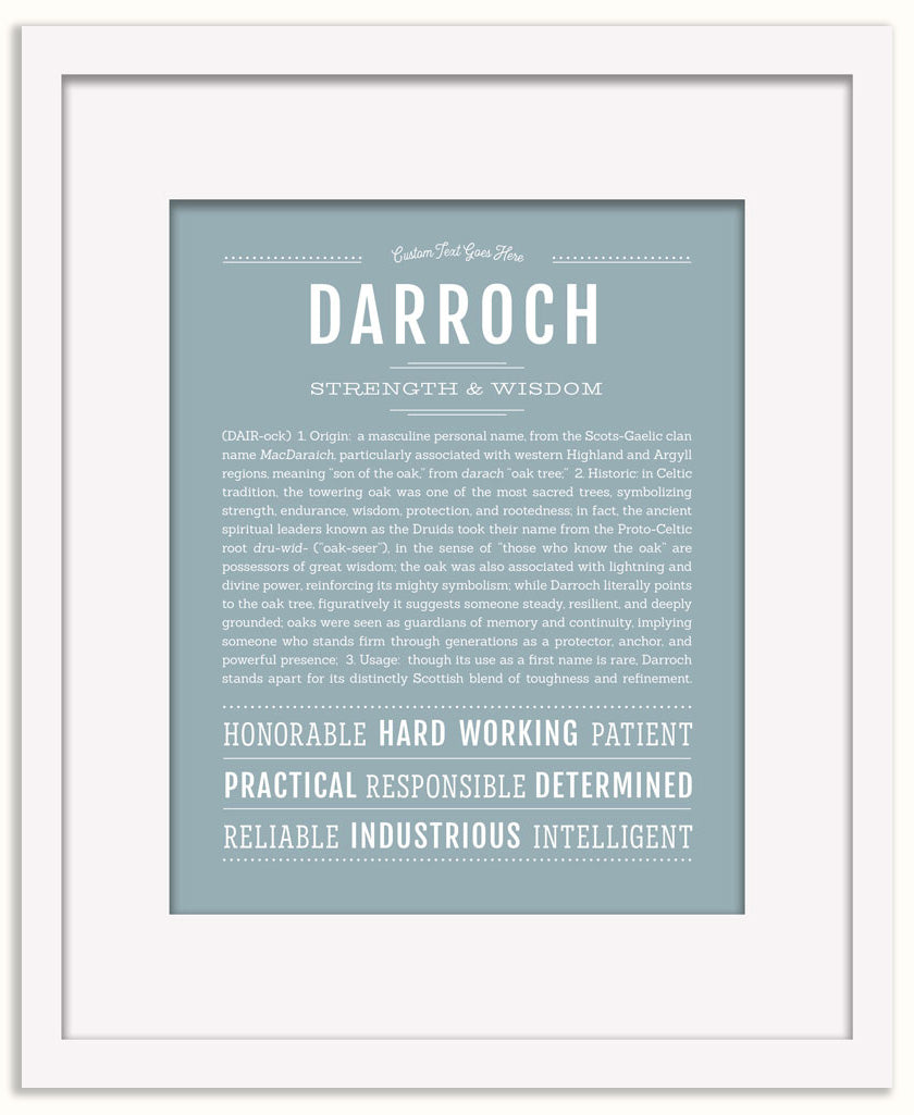 Darroch | Name Art Print