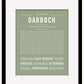 Darroch | Name Art Print