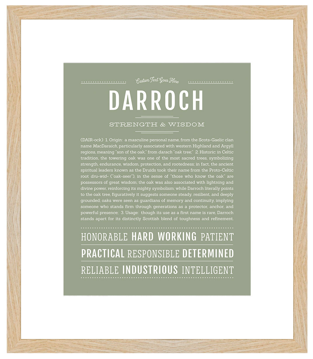 Darroch | Name Art Print