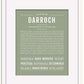Darroch | Name Art Print