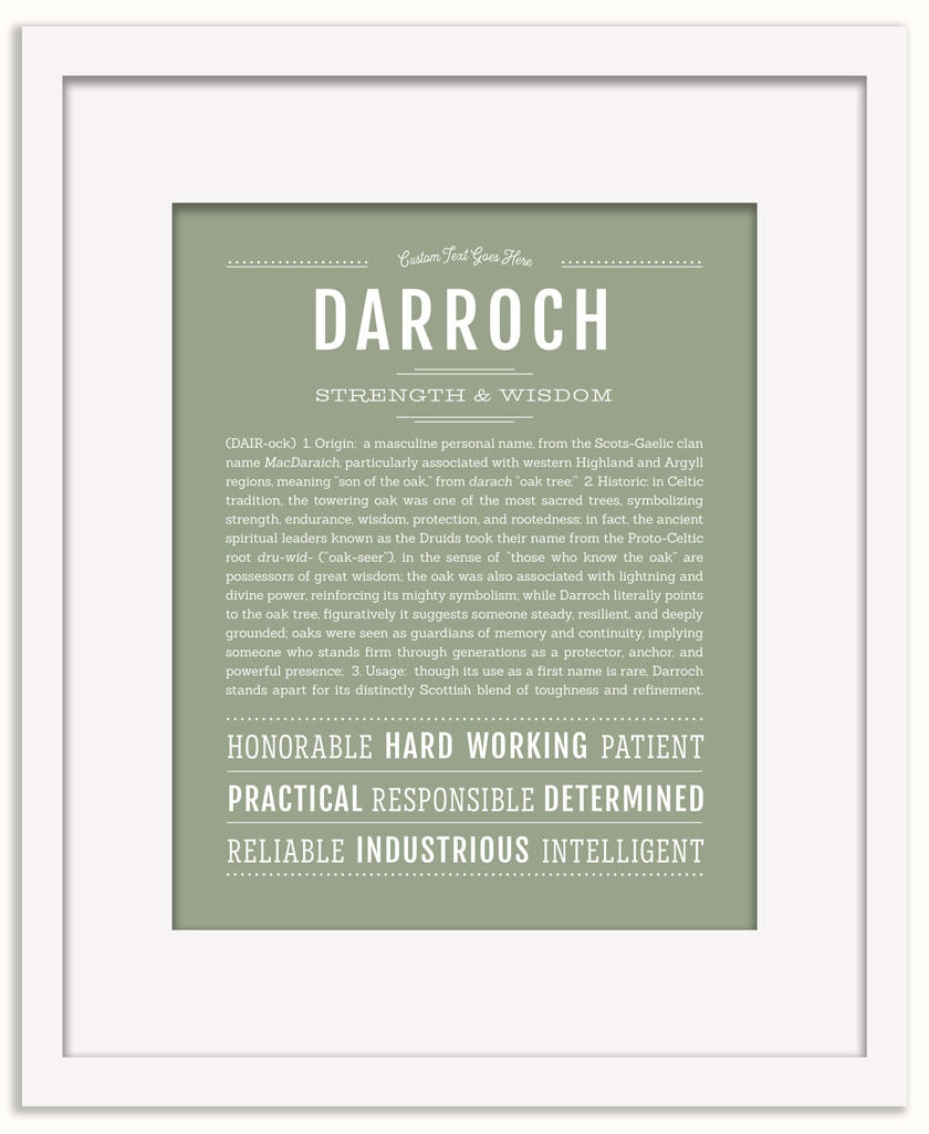 Darroch | Name Art Print