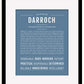 Darroch | Name Art Print