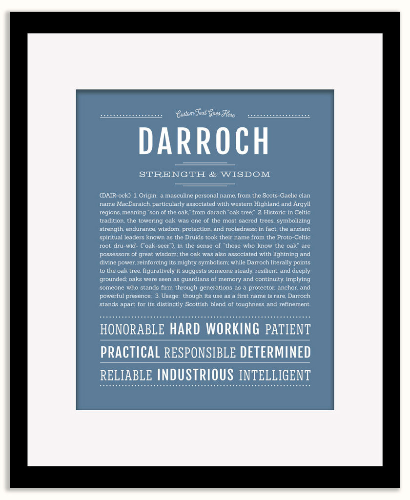 Darroch | Name Art Print