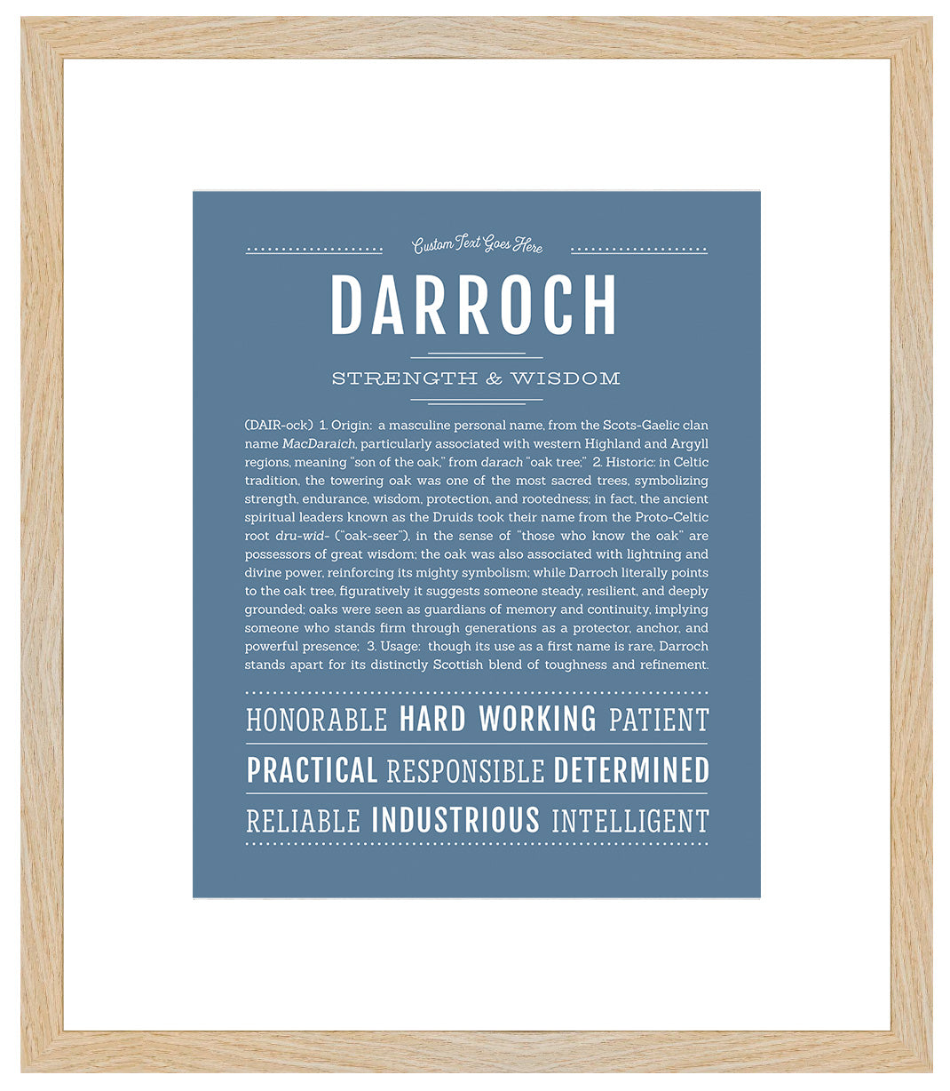 Darroch | Name Art Print