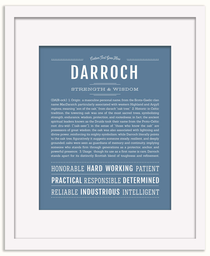 Darroch | Name Art Print