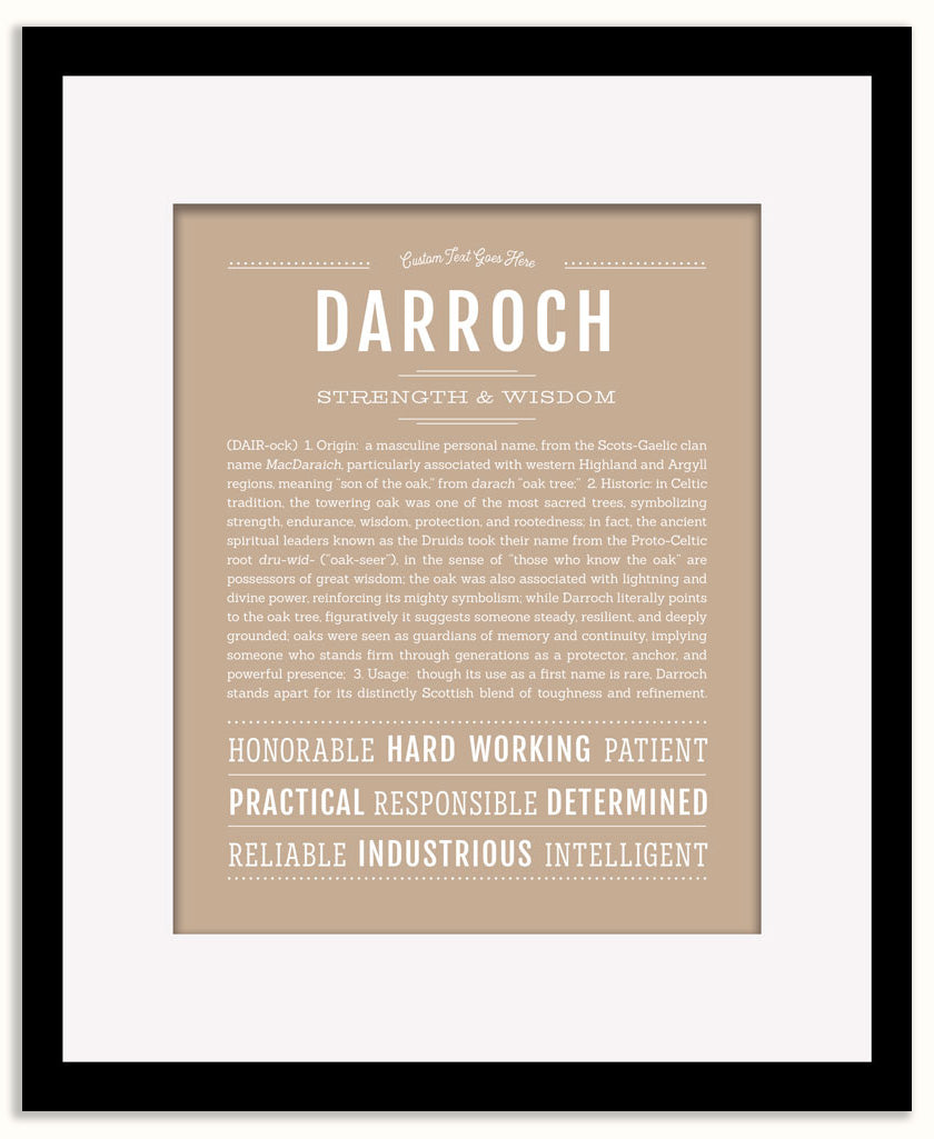 Darroch | Name Art Print