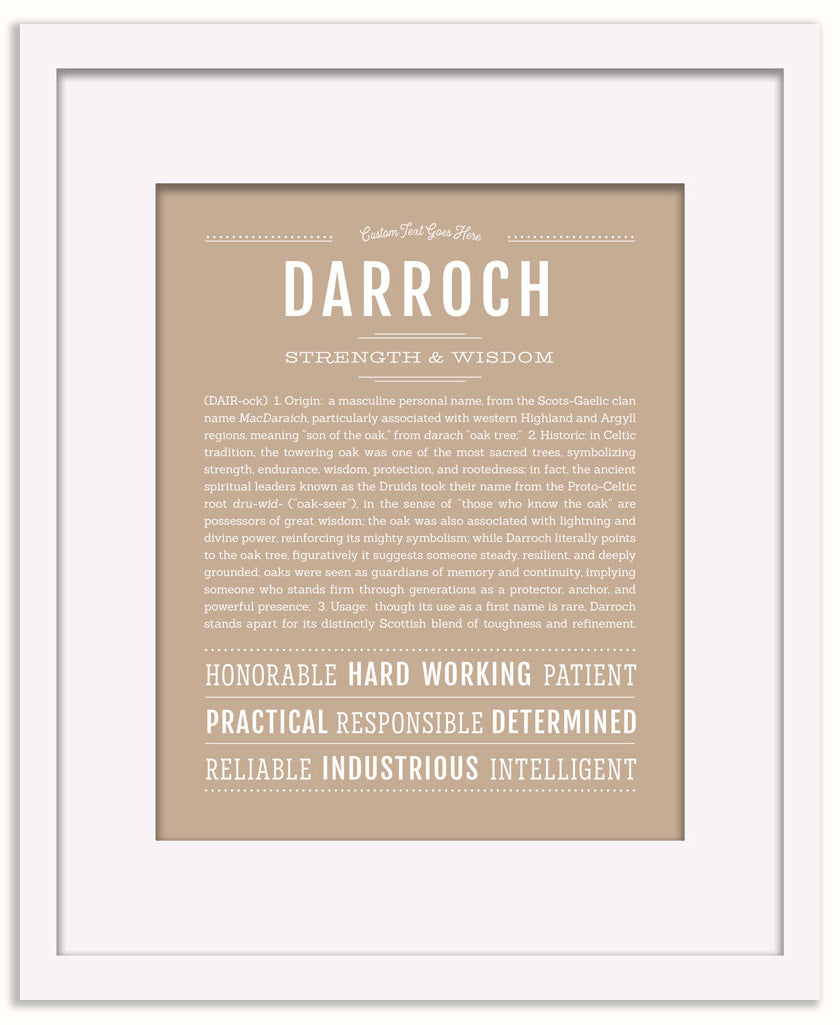 Darroch | Name Art Print