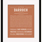Darroch | Name Art Print