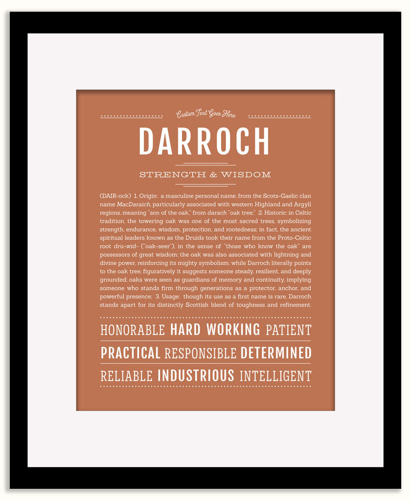 Darroch | Name Art Print