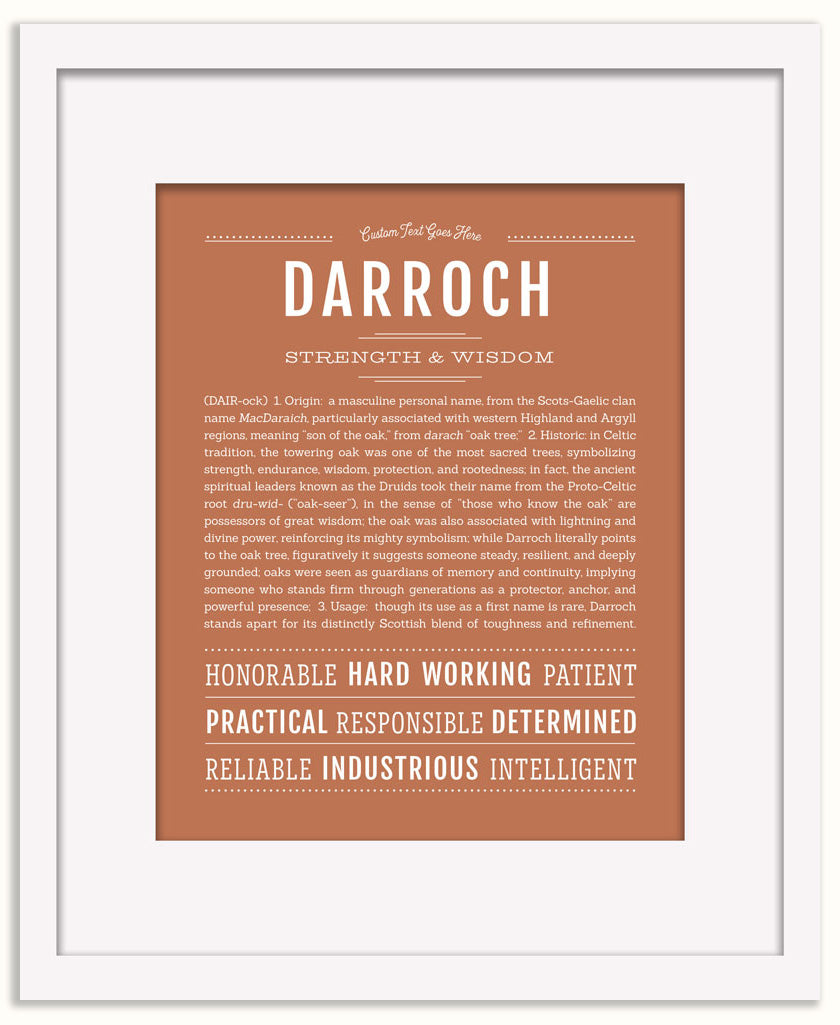 Darroch | Name Art Print