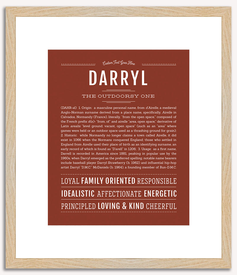 Darryl | Name Art Print