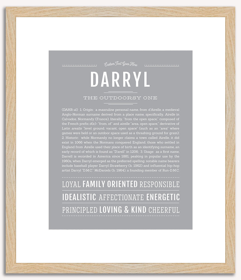 Darryl | Name Art Print