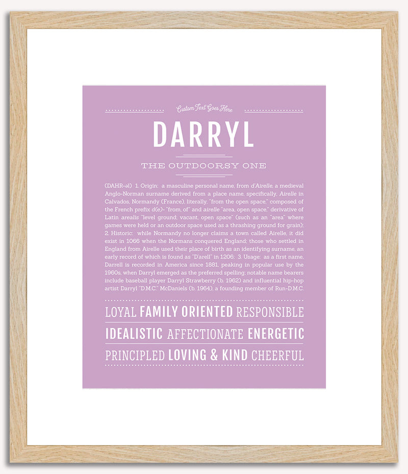 Darryl | Name Art Print