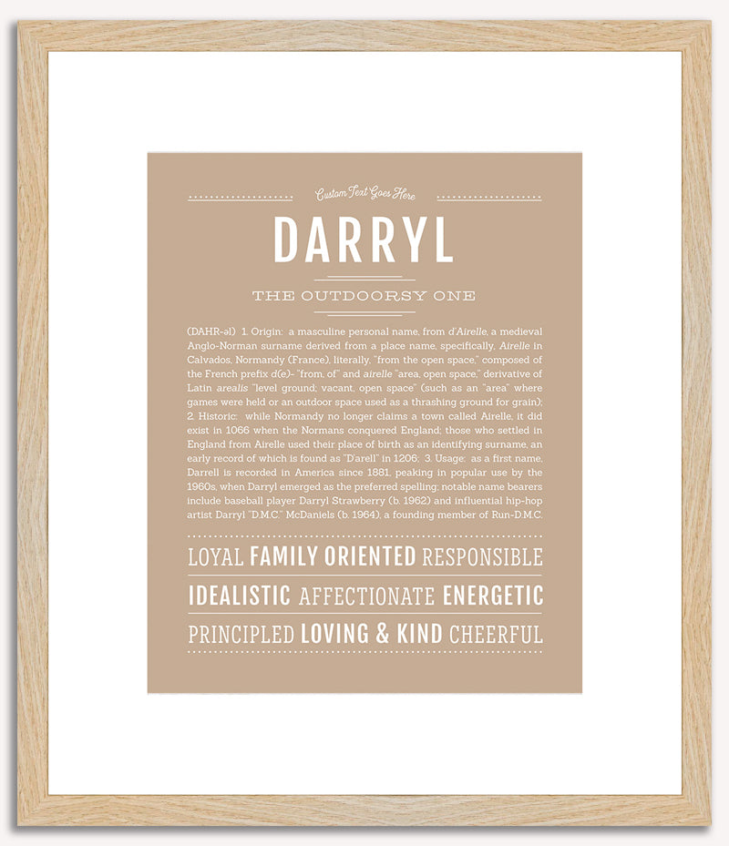 Darryl | Name Art Print