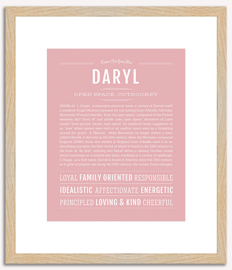 Daryl | Name Art Print