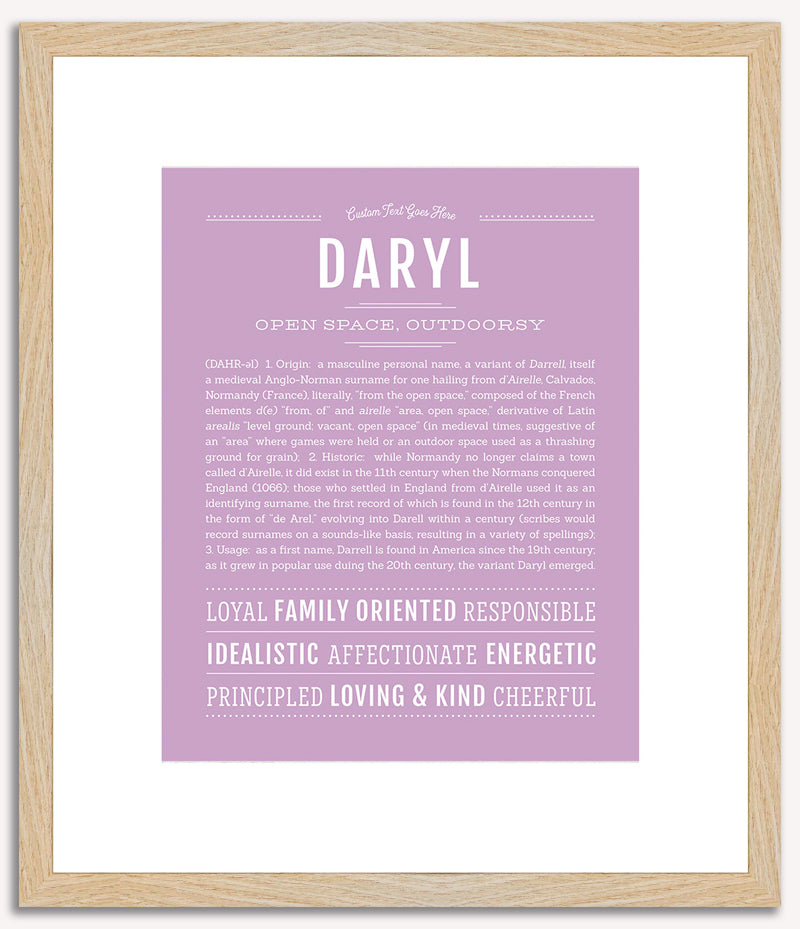 Daryl | Name Art Print