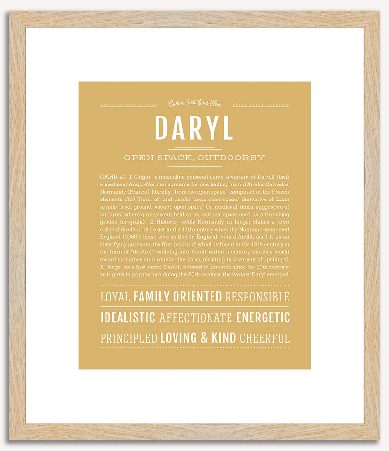 Daryl | Name Art Print