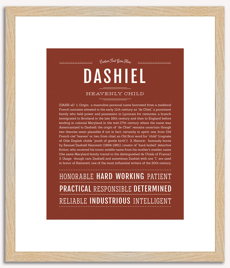 Dashiel | Name Art Print