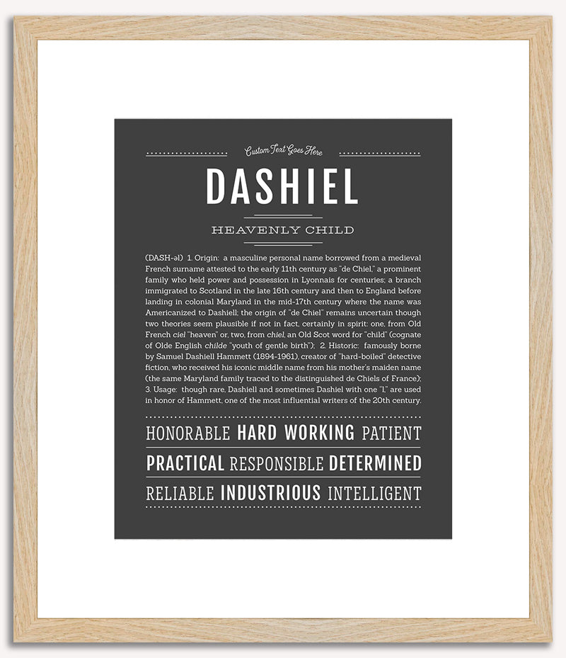 Dashiel | Name Art Print