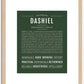 Dashiel | Name Art Print